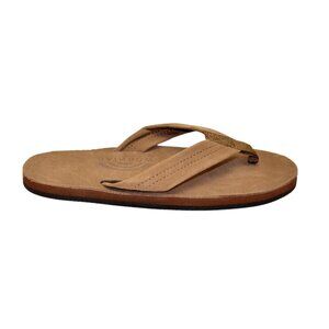 Rainbow Women's Sandal DARK BROWN Wide Strape Single Layer 301 ALTSN